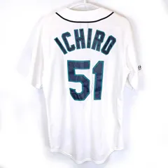 マジェスティック シアトル マリナーズ ＃51 イチロー  ユニフォーム S Majestic MLB メジャーリーグ
