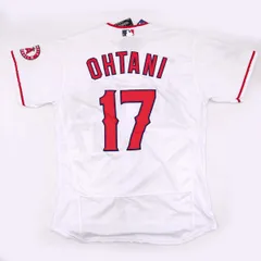 【未使用】ナイキ ロサンゼルス エンゼルス #17 大谷翔平 ユニフォーム オーセンティックコレクション M NIKE MLB メジャーリーグ