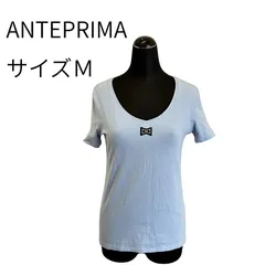 ANTEPRIMA ライトブルー Vネック Tシャツ Mのサムネイル