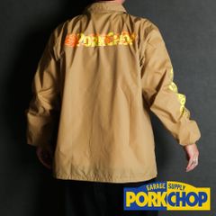ポークチョップ 裏ボア コーチジャケット L 美品 キムタク愛用ブランド