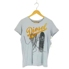 ディーゼル DIESEL 旧タグ フロッキープリントクルーネックTシャツ メンズ  M