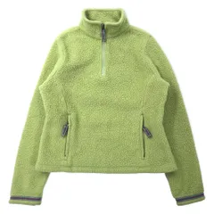L.L.Bean ハーフジップ ボアフリースジャケット SM グリーン ポリエステル 0BCS9