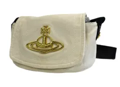 ヴィヴィアン・ウエストウッド Vivienne Westwood エッジウェア オーブプレート ロゴショルダーバッグ 白 バッグ レディースバッグ ショルダーバッグ・メッセンジャーバッグ ブラック 101bag-232