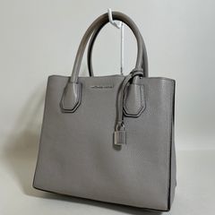 MICHAEL KORS ハンドバッグ グレー パドロックチャーム付 - メルカリ