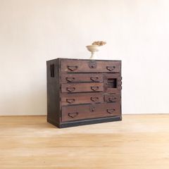 ローボード 引き出し M060 古道具 古家具 和家具 ビンテージ