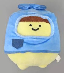 [중고] 봉제인형 마스코트·봉제인형 배지 푸딩씨 비오는 날도 함께 봉제인형 마스코트 [이치반 쿠지 문구와 함께 ~내일도 꼭 좋은 날씨~] C상