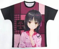 【中古】Tシャツ 008：四季ナツメ(ver.3) フルプリントTシャツ ブラック×ワインレッド フリーサイズ 「喫茶ステラと死神の蝶」 C106グッズ