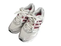 k05250923099　adidas アディダス　23.5　ホワイト系×シルバー×黒　　シューズ　スニーカー　通年