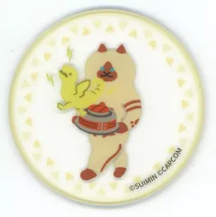 【中古】コースター シビレ罠のチャンスを窺うアイルー コースター 「カプくじ モンスターハンター SUIMIN×アイルー くじ」 D-8賞