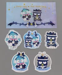 【中古】シール・ステッカー ハンギョドン＆バッドばつ丸 ミニケース付きステッカーSET 「Happyくじ Sanrio characters Holiday Collection」 H賞