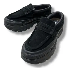 美品 CONVERSE コンバース ALL STAR R  TREKWAVE LOAEER 厚底 ローファー トレックウエープ スリッポン レディース サイズ23.5cm ブラック ゴーゴー古着マルイ北千住店 26 No.K 1614