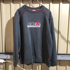 2073 NIKE トレーナー グレー L ナイキ スウェット 刺繍ロゴ 古着卸 アメリカ仕入