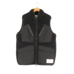 White Mountaineering ホワイトマウンテニアリング 2021AW カプセルコレクション 高島屋 ボアベスト 1 M相当 再生ポリエステル他 フリース トップス BOA FLEECE VEST メンズ AU4033A10 のサムネイル