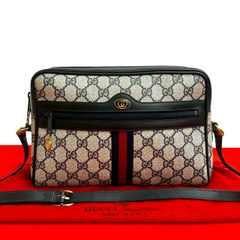 極 美品 袋付き GUCCI グッチ オールドグッチ ヴィンテージ シェリー