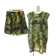 ナイキ NIKE セットアップ タンクトップ ショートパンツ AS M NK DF TEE RLGD SL AOP CAM L 緑 グリーン 迷彩 カモ柄 ノースリーブ  カットソー ドライフィット FZ8037-386 FZ0743-386 /PP