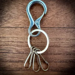 ウォレットチェーン アメカジ キーリング 古着 カラビナ ストリート K24