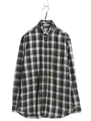 【お得なクーポン配布中!】 00s エルエルビーン チェック 長袖 ボタンダウン フランネル シャツ メンズ M / 古着 オールド アウトドア コットン 長袖シャツ ネルシャツ