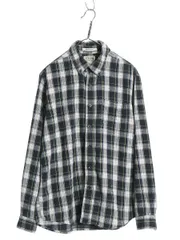【お得なクーポン配布中!】 00s エルエルビーン チェック 長袖 ボタンダウン フランネル シャツ メンズ M / 古着 オールド アウトドア コットン ネルシャツ 長袖シャツ