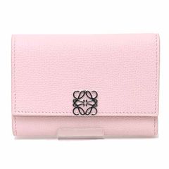 ♡美品数回使用 ロエベ 3つ折 トライフォールドウォレット BlossomTan