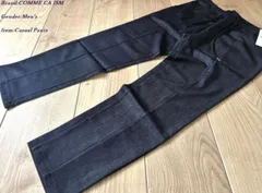 新品 COMME CA ISM コムサイズム デニムライク ジャージーパンツ 09ネイビー Mサイズ 55PA12 定価6,900円