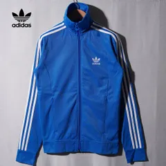 アディダス オリジナルス adidas ORIGINALS トラックジャケット ヨーロッパTT M ジャージ ブルー ホワイト ユニセックス 00s スポーツウェア ロゴ刺繍 ストリート Y2K スポーツミックス 古着 N616
