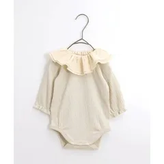 《新品》フリル衿 ロンパース 60㎝ p.premier ベビー服 P433014