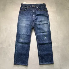 Lee LOT101 90s USA製 70s復刻 デニム ジーンズ W34 ブルー ヘビーウェイト Gパン ユニオンチケット ボタンフライ ヴィンテージ