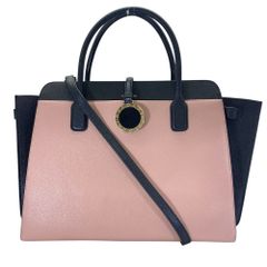 ほぼ未使用‼️【ブルガリ】アルバ 2way ハンドバッグ バイカラー 