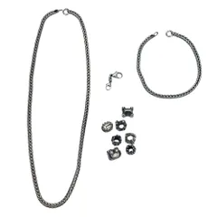 トロールビーズ 7点 パーツ チャーム ネックレス ブレスレット シルバー LAA 925 TROLLBEADS エレガント 上品 高級感 洗練 スタイリッシュ コレクション