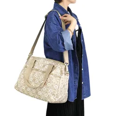 《新品》 LeSportsac レスポートサック レディース ボストンバッグ HARPER BAG 2way 旅行バッグ 花柄 ベージュ系 3356 E702