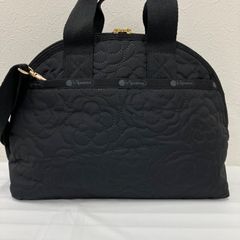 新品 LeSportsac レスポートサック ボストンバッグ 黒 花柄 - メルカリ