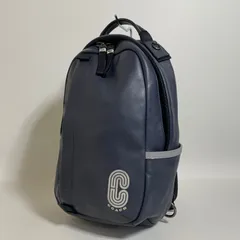 2602-130｜コーチ ボディバッグ レザー ネイビー