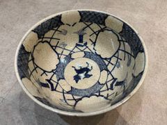 古伊万里】染付 麒麟文 大鉢 網目文 飾り鉢 時代物 骨董 古美術 - メルカリ