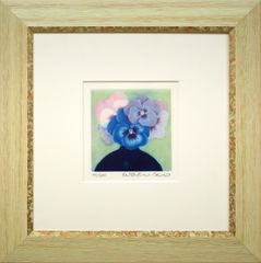 斎藤 清 「花と少女14」、希少画集より、新品額装付 - メルカリ