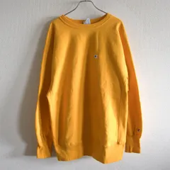 【90s/USA製】CHAMPION【REVERSE WEAVE リバースウィーブ スウェット】XL マスタード チャンピオン トレーナー 26020811