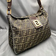 m338 FENDI フェンディ ズッカ柄 マンマバケット ハンドバッグ 正規品