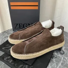 Zegna ゼニア 靴 Triple Stitch エスパドリーユ 6 1/2UK 7 1/2USのサムネイル