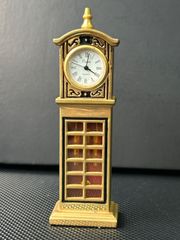 ヴィンテージ・アンティーク】柱時計風 置時計 - メルカリ