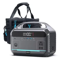 【迅速に発送】Daran ポータブル電源 350W AC高出力 純正弦波 288Wh 長寿命 リン酸鉄リチウム バッテリー 小型 軽量 AC/DC/USB出力 6台デバイス同時充電 PD60W急速充電 アウトドア キャンプ 車中泊 停電対策  ac0e4fe8