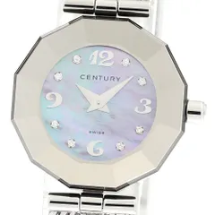 CENTURY センチュリー　プライムタイム　12Pダイヤ　ブルーシェル文字盤 センチュリー CENTURY タイムジェム ブルーシェル文字盤 8P