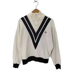 フレッドペリー FRED PERRY Tipped Knitted Trim Sweatshirt レディース US：6 