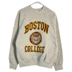 80年代 USA製 BETTER BASICS BOSTON ボストン カレッジ スウェット グレー(メンズ LARGE)中古 古着 X4169