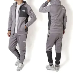 26SSモデル ザノースフェイス THE NORTH FACE パーカー+ジョガー セットアップ 上下セット MOUNTAIN ATHLETICS【TRANSCENDENT GREY】 NF0A8DY7+NF0A893S GOJ
