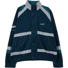 古着 90~00年代 プーマ PUMA ベロアジャージ トラックジャケット メンズL相当/eaa619712