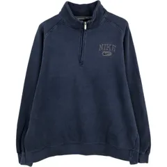 古着 00年代 ナイキ NIKE ハーフジップスウェットシャツ トレーナー メンズXL相当/eaa624364