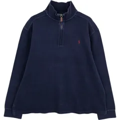 古着 ラルフローレン Ralph Lauren POLO by Ralph Lauren ハーフジップスウェットシャツ トレーナー メンズXL相当/eaa624371