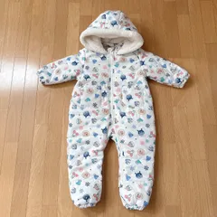 アンパンマン　総柄 ジャンプスーツ　つなぎ 防寒  100
