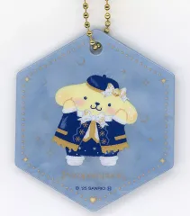 【中古】キーホルダー ポムポムプリン アクリルチャーム 「Happyくじ Sanrio characters Holiday Collection」 E賞