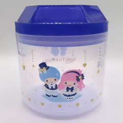 【中古】小物入れ・収納ケース リトルツインスターズ キャニスター 「Happyくじ Sanrio characters Holiday Collection」 D賞