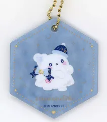 【中古】キーホルダー はなまるおばけ アクリルチャーム 「Happyくじ Sanrio characters Holiday Collection」 E賞